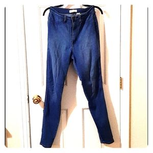 Vibrant high rise jeans